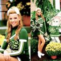 Ryleigh in her cheer uniform