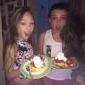 Maddie and Kendall made waffles! (2014)