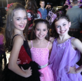 Mackenzie, Sammie, and Brooke bts of It's a Girl Party music video