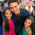 Maddie, Mackenzie, and Ansel Elgort at the TCAs (2014)