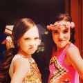 Maddie and Kendall being silly before the KCAs (2014)