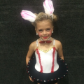 Coco in her "Abra Cadabra" group costume (2014)