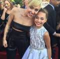 Maddie meeting Miley Cyrus at the VMAs (2014)
