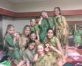 Maddie with her group dance friends