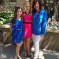 Maddie, Chloe, and Sally Miller before the TCAs (2013)