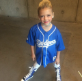 Coco in her "Outta the Park" group costume (2014)
