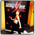 Maddie before her tap solo (2014)