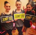 Maddie, Kendall, and Brooke with their JUMP awards (2014)