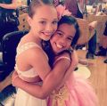 Maddie and Asia on the AUDC set (2013)