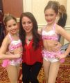 Mackenzie, and Brooke with Jennine before their duet (2014)